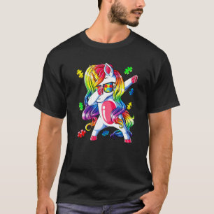 Camiseta Menina do Autismo Conscientização Fluzando Peça do