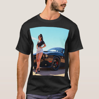 Camiseta menina do carro
