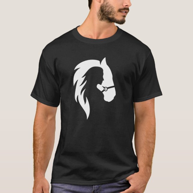 Camiseta Menina do Cavalo Amam Maçã Mestésica Mistique Anim (Frente)