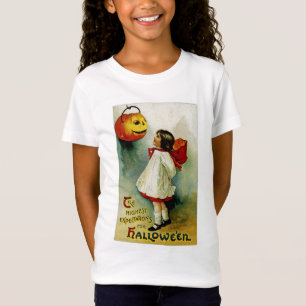 Camiseta Menina do Dia das Bruxas