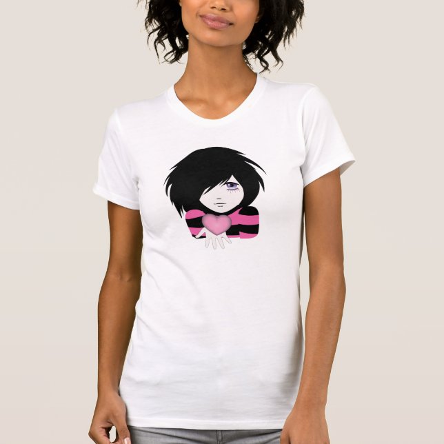 Camiseta menina do emo, ou menino? (Frente)