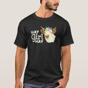 Camiseta Menina do Feno Fazendeira de Feno Pecuarista Gado