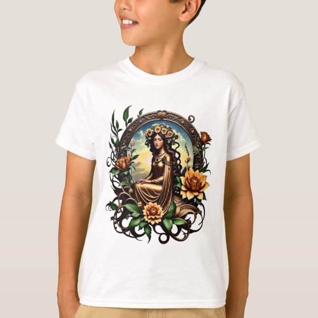 Camiseta Menina do Flor (Frente)