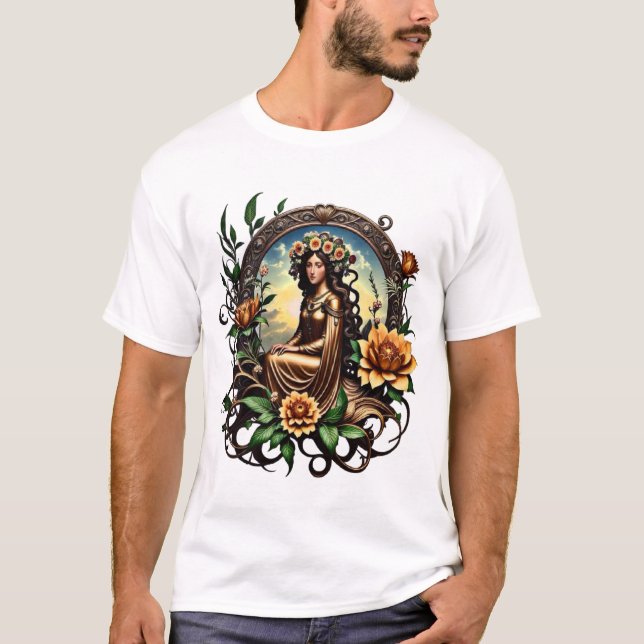 Camiseta Menina do Flor (Frente)