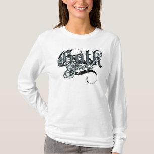 Camiseta Menina do gótico