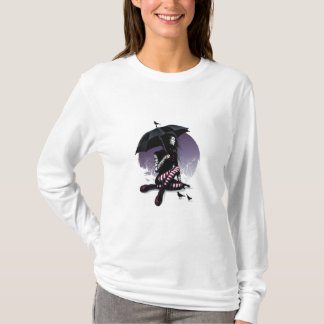 Camiseta Menina do gótico