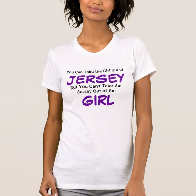 Camiseta Menina do jérsei (Frente)