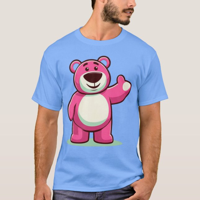 Camiseta menina do Lotso Huggin Bear (Frente)