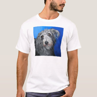 Camiseta "Menina do Lurcher da papoila bonito" -