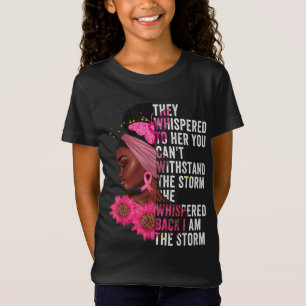 Camiseta Menina Do Mês Da História Negra Eu Sou O Forte Q A