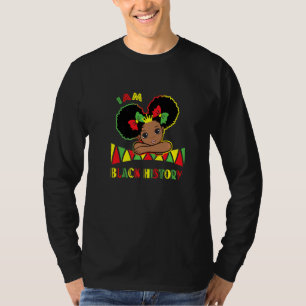 Camiseta Menina do Mês da História Negra História Negra Bon