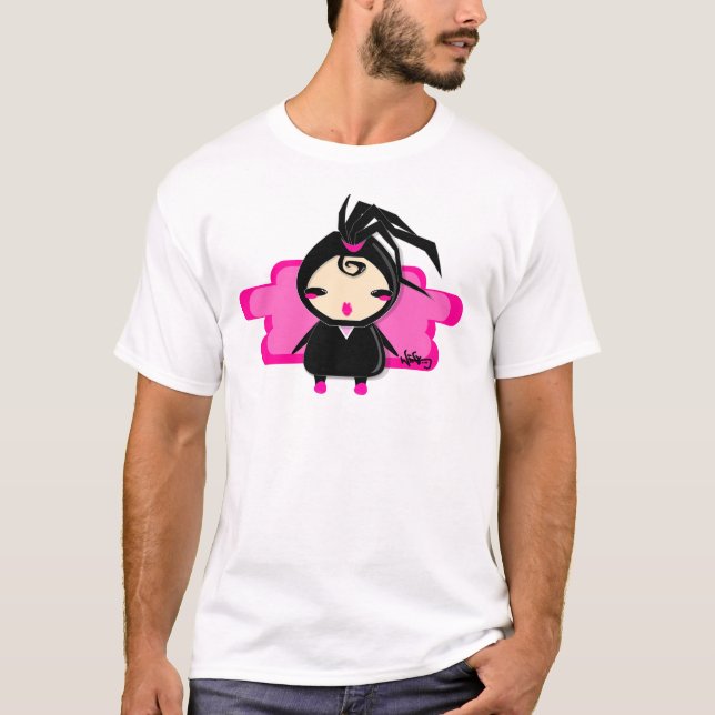 Camiseta menina do ninja (Frente)