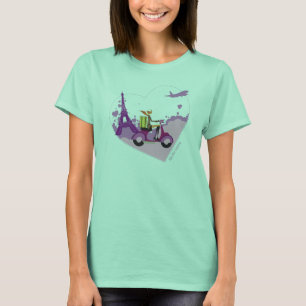 Camiseta Menina do patinete