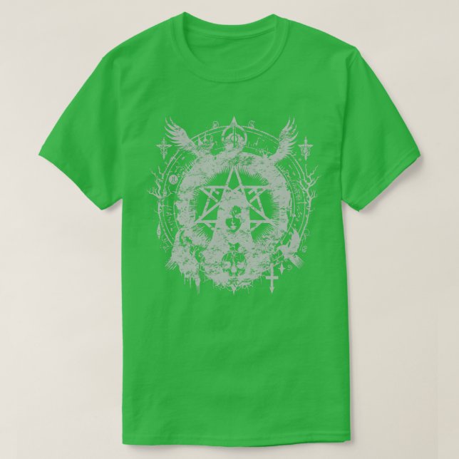 Camiseta Menina do Pentagrama (Frente do Design)