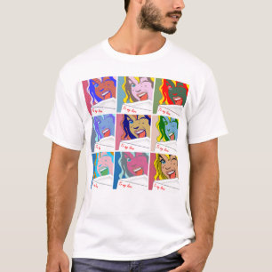 CAMISETA MENINA DO POP ART