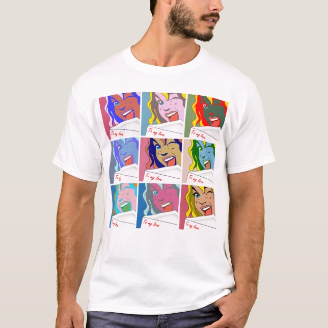 CAMISETA MENINA DO POP ART (Frente)
