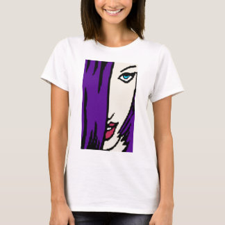 Camiseta menina do pop art
