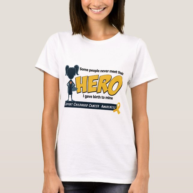 Camiseta Menina do super-herói (Frente)