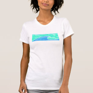 Camiseta menina do surfista