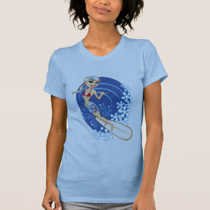 Camiseta menina do surfista