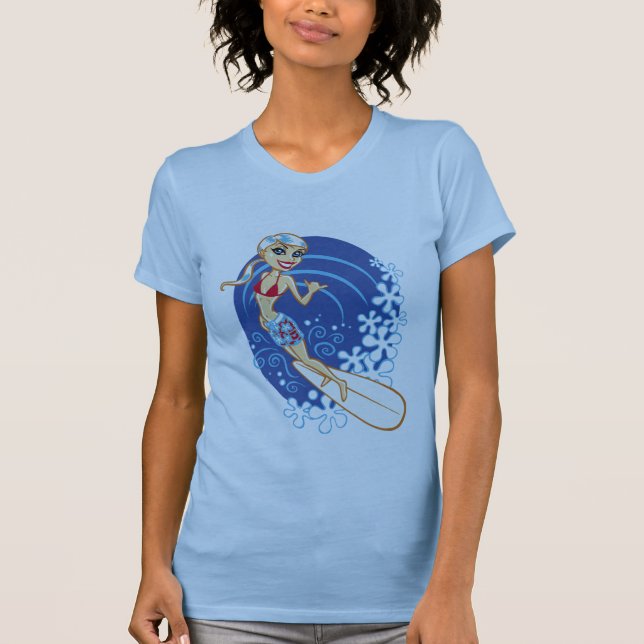 Camiseta menina do surfista (Frente)