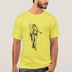 Camiseta Menina do surfista