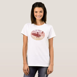 Camiseta Menina do surfista (por do sol)