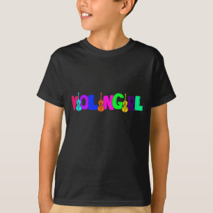 Camiseta Menina do violino