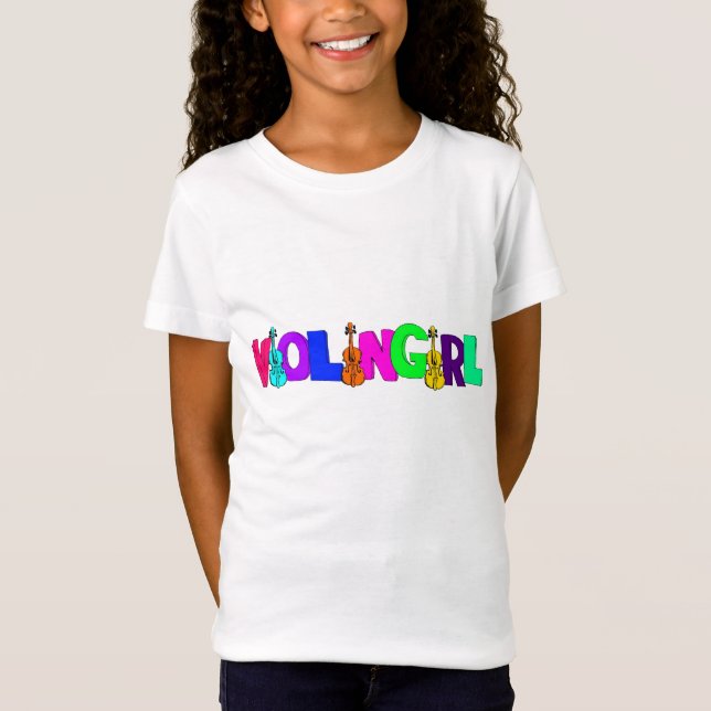 Camiseta Menina do violino (Frente)
