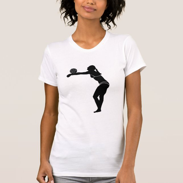 Camiseta Menina do voleibol II (Frente)