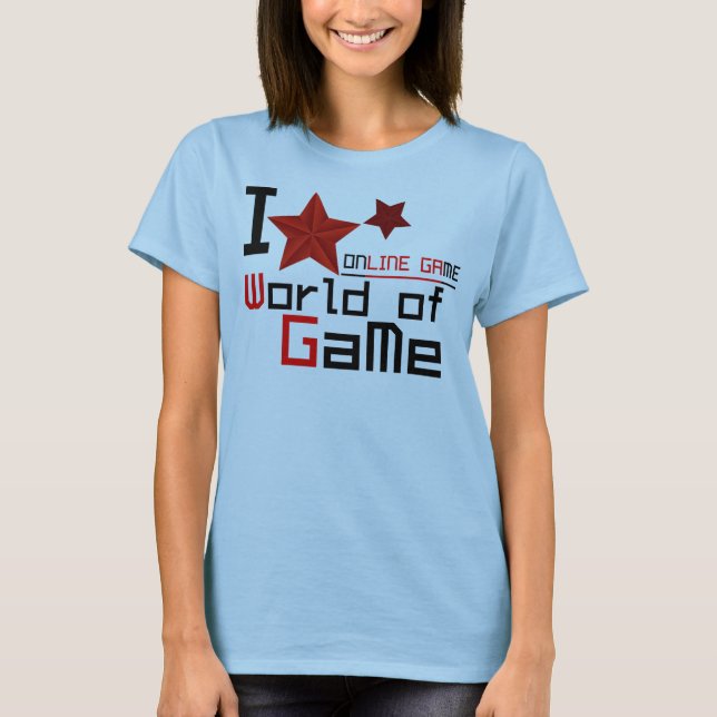 Camiseta Menina do wow - gamer! (Frente)