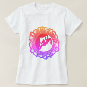 Camiseta Menina do zen da escalada
