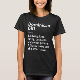 Camiseta Menina Dominicana - Descida das Raízes do País