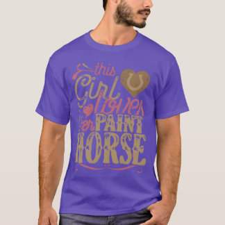 Camiseta Menina dos Cavalos-Presentes de Pintura