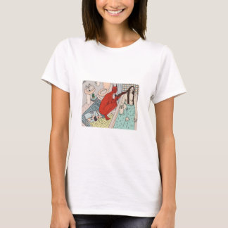 Camiseta menina e demónio