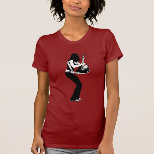 Camiseta Menina e guitarra