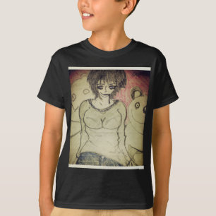 Camiseta menina e ursinho