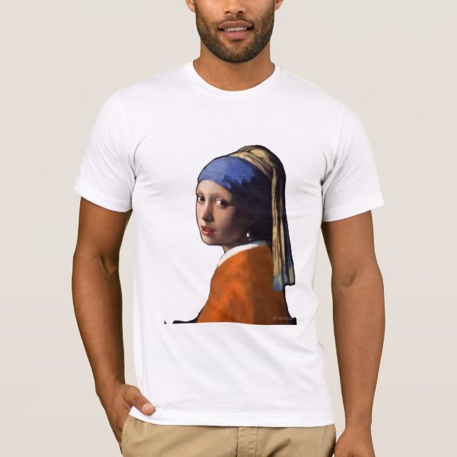 Camiseta Menina em um jérsei holandês (Frente)