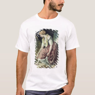 Camiseta Menina em uma canalização