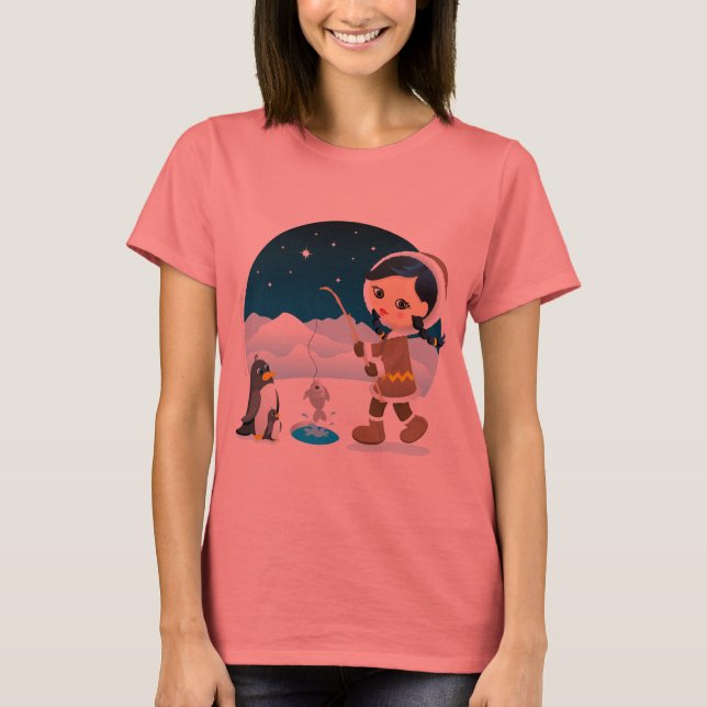 Camiseta Menina esquimó (Frente)