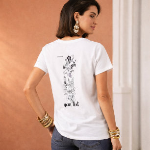 Camiseta Menina Etérea Desenho de Papagaio Arte de Beleza