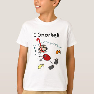 Camiseta Menina eu Snorkel t-shirt e presentes