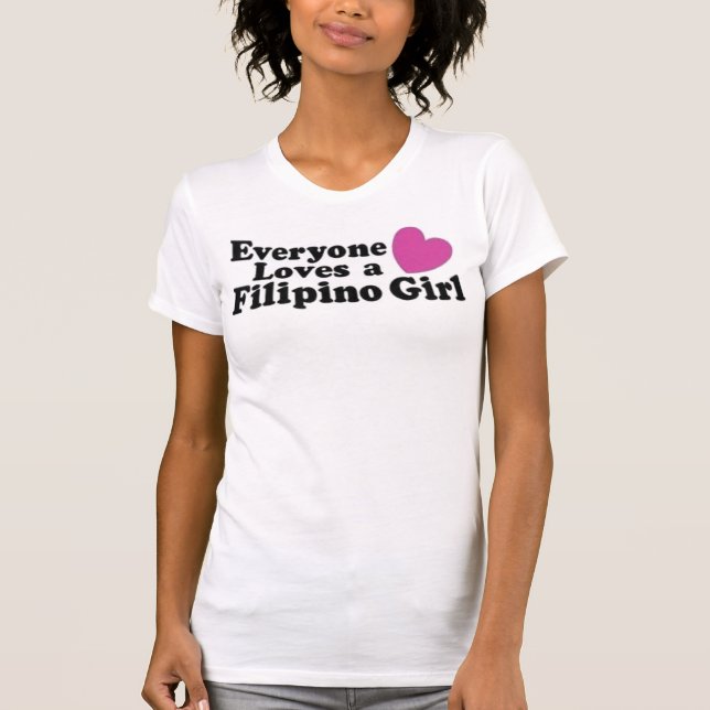 Camiseta Menina filipina (Frente)