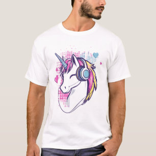 Camiseta Menina Gamer Unicórnio (1)