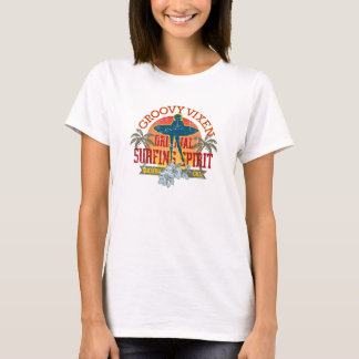 Camiseta Menina Groovy T do surfista do Vixen