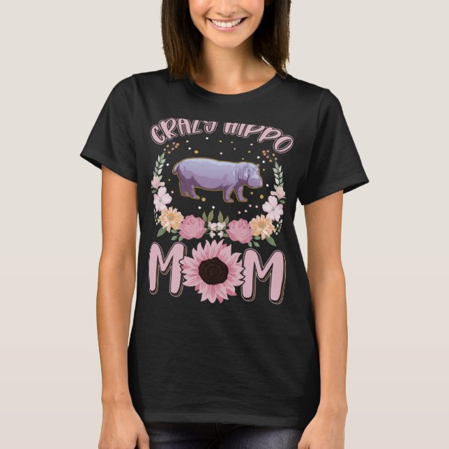 Camiseta Menina Hippo Louca Mãe Hippo (Frente)