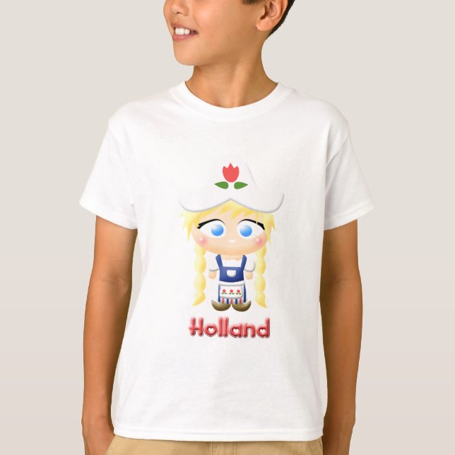 Camiseta Menina holandesa (Frente)