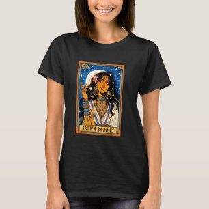 Camiseta Menina Índia Orgulhosa Viajando Desi Girl Brown