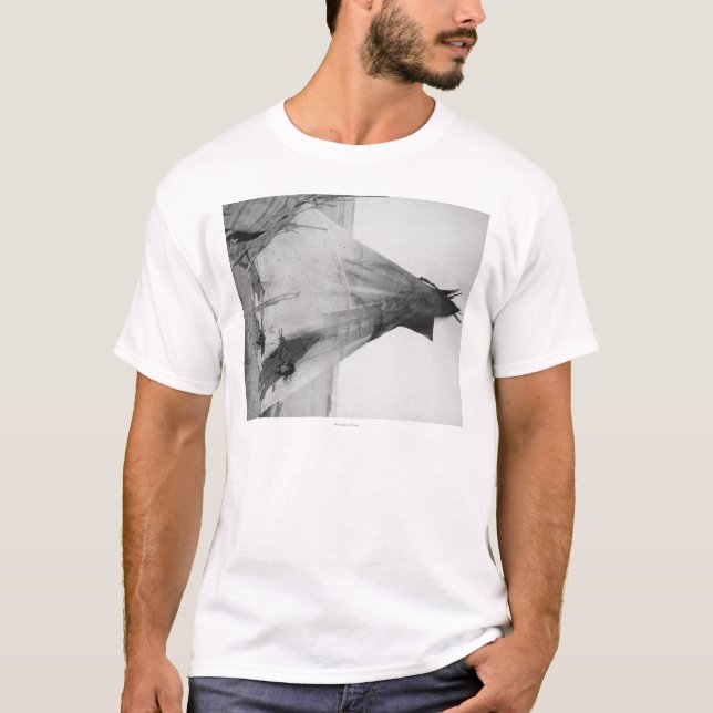 Camiseta Menina indiana nova de Oglala com o filhote de (Frente)