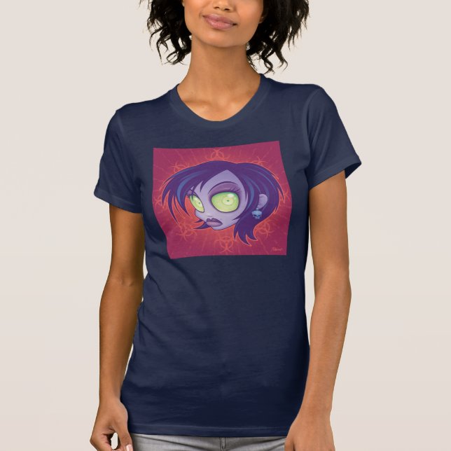 Camiseta Menina inoperante viva (Frente)